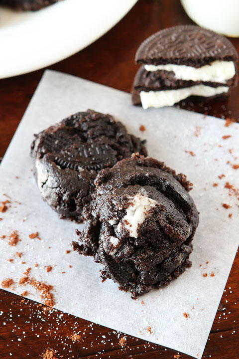 Chocolate Peanut Butter Nutella Oreo Cookies