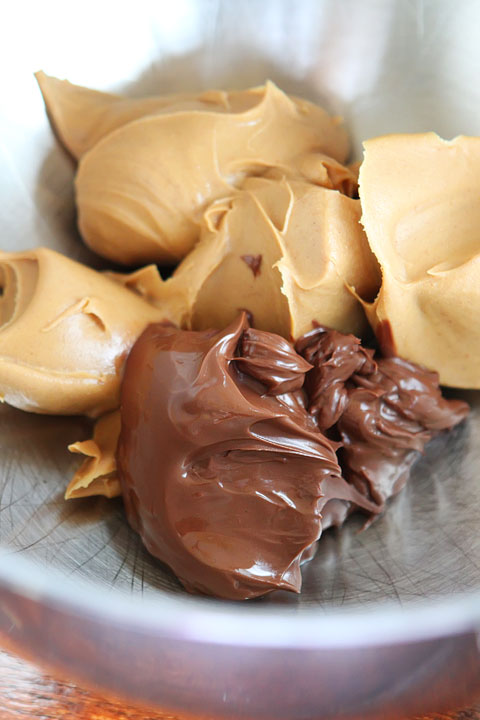 Chocolate Peanut Butter Nutella Oreo Cookies