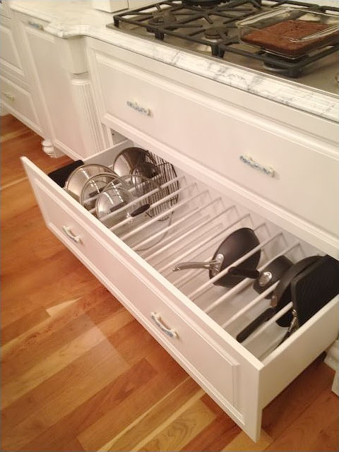 Kitchen Storage Cabinets — The Best Pot Rack and Cabinet Organizers!