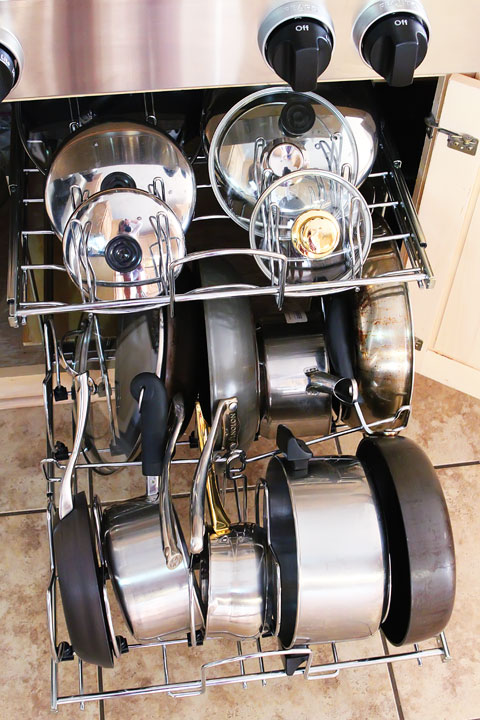 Kitchen Storage Cabinets — The Best Pot Rack and Cabinet