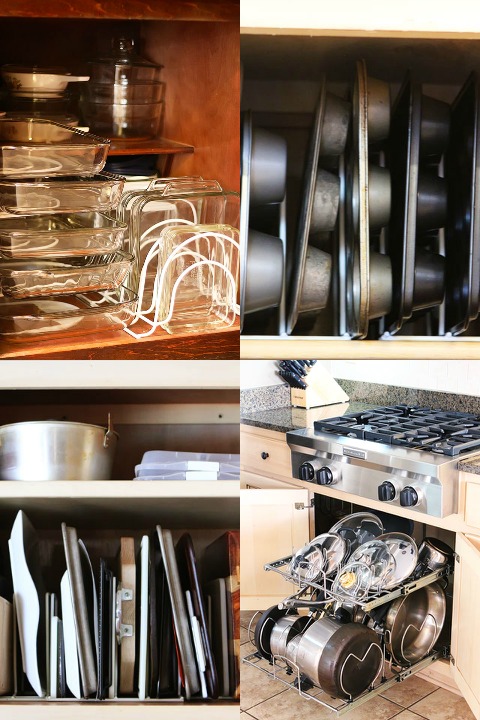 Kitchen Storage Cabinets — The Best Pot Rack and Cabinet Organizers!