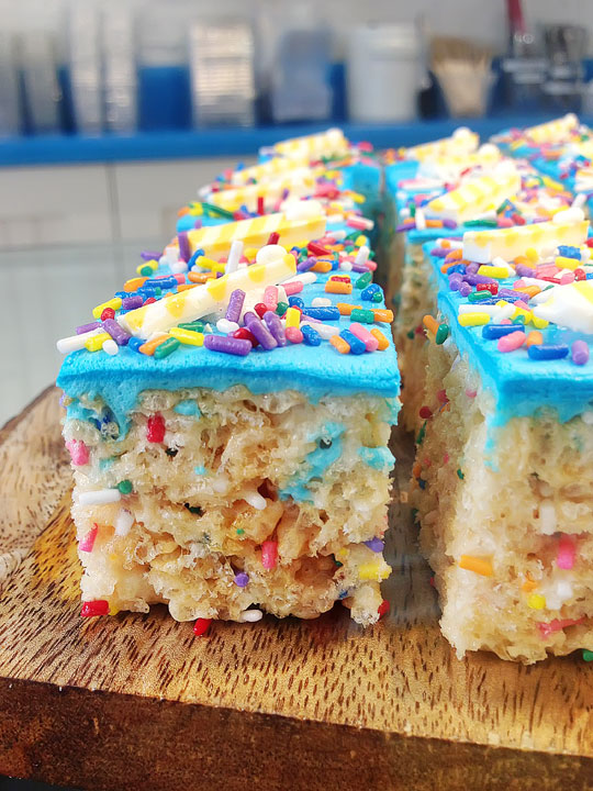 Treat House, NYC -- A fun bakery featuring gourmet Mini Rice Krispy Treats!