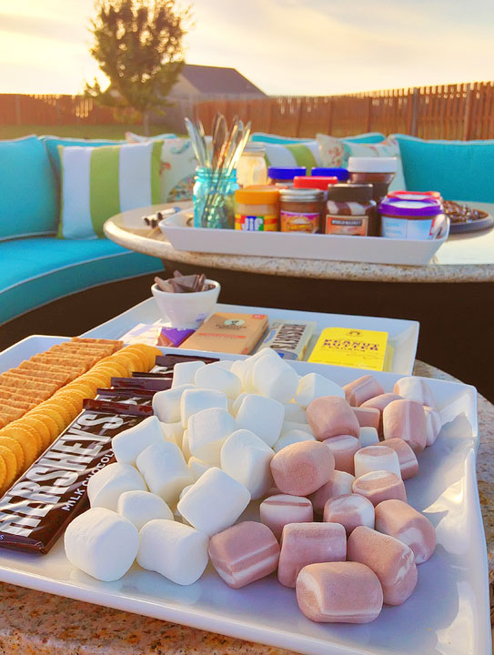 Setting Up the Perfect S'mores Station