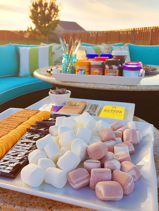 Setting Up the Perfect Smores Station