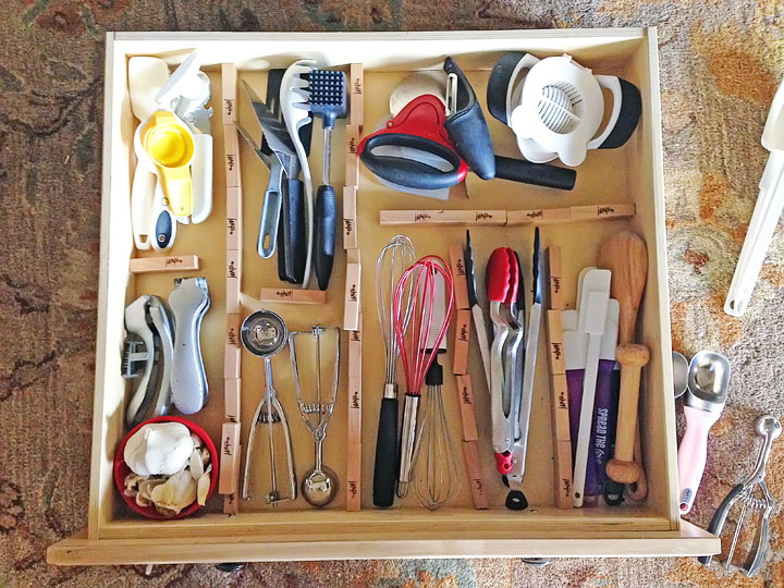 Make Your Own Custom Drawer Organizer Diy Kitchen Drawer Organizer