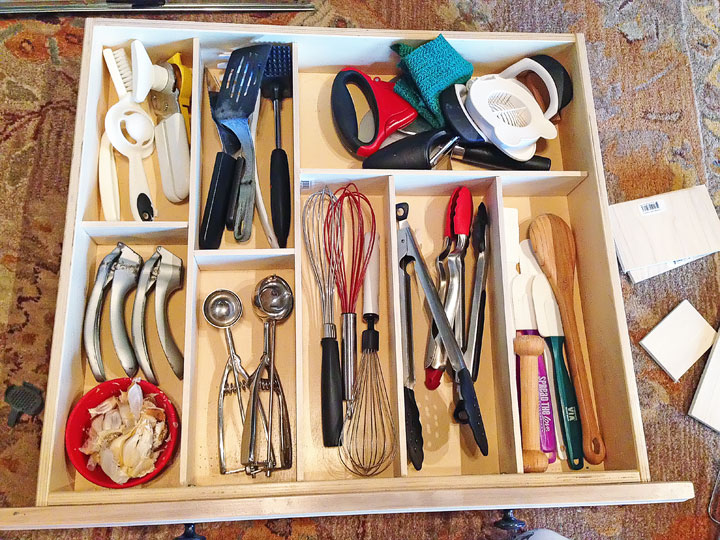 DIY Kitchen Drawer Organizer ~ How To Make Your Own Custom Drawer Organizer