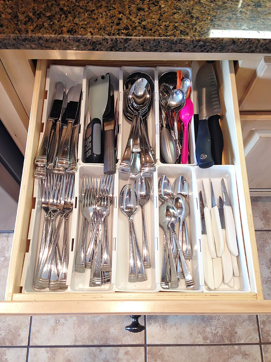 Make Your Own Custom Drawer Organizer Diy Kitchen Drawer Organizer