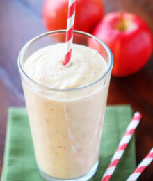 Image of Apple Banana Smoothie with Peanut Butter