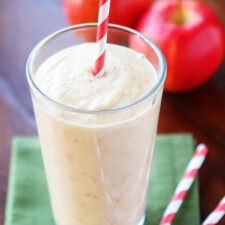 Apple Banana Smoothie with Peanut Butter-image