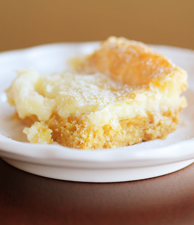 Texas gold only 5 ingredients (yellow cake mix, eggs, cream cheese, butter, & powdered sugar) & is super easy to make.