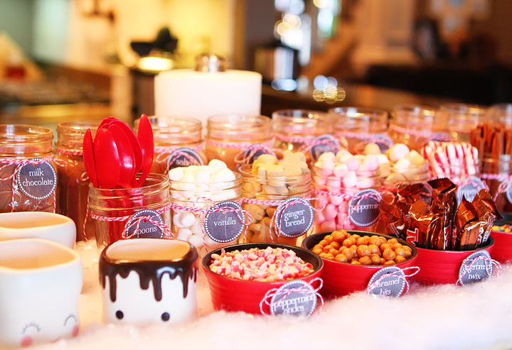 The Ultimate Holiday Party! Hot Chocolate Bar and Cookie Swap Ideas