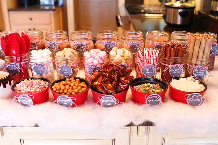 The Ultimate Holiday Party! Hot Chocolate Bar and Cookie Swap Ideas