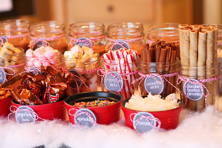 The Ultimate Holiday Party! Hot Chocolate Bar and Cookie Swap Ideas