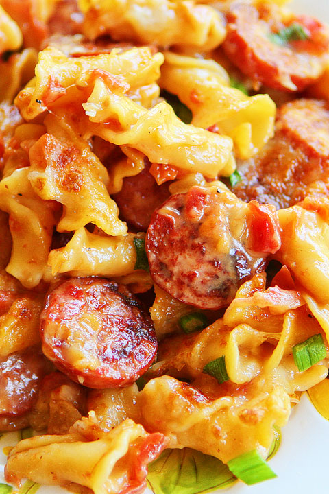 The #1 most popular recipe on Pinterest in 2014!! Spicy Sausage Pasta