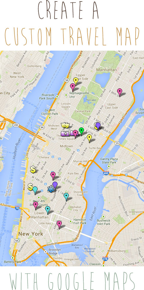 SUPER helpful tutorial to create a Custom Travel Map with Google Maps. A MUST have if you've got a vacation coming up!