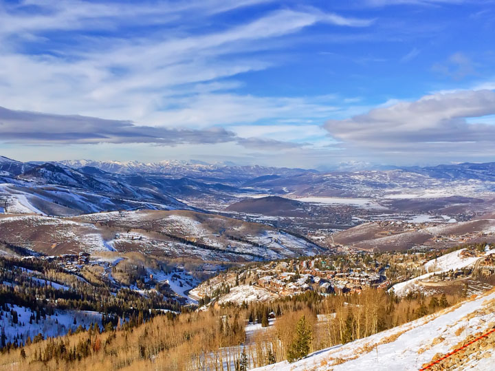 Winter Vacation: Skiing and Snowmobiling at Deer Valley Resort in Park City, Utah