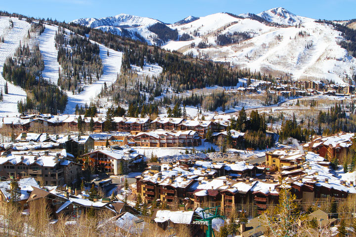 Winter Vacation: Skiing and Snowmobiling at Deer Valley Resort in Park City, Utah