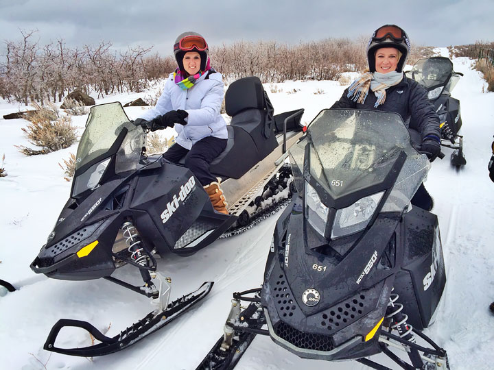 Winter Vacation: Skiing and Snowmobiling at Deer Valley Resort in Park City, Utah