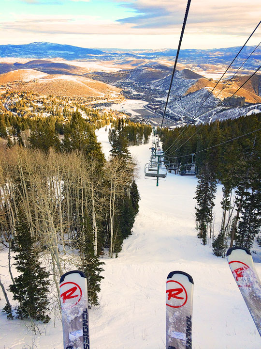 Winter Vacation: Skiing and Snowmobiling at Deer Valley Resort in Park City, Utah