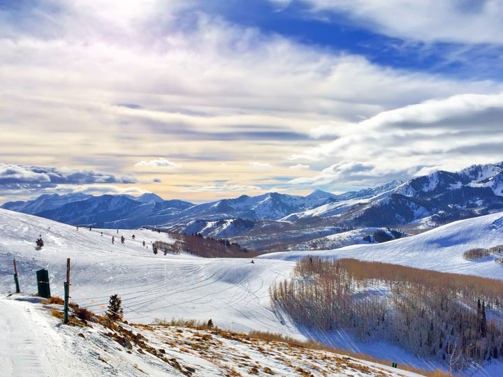 Winter Vacation: Skiing and Snowmobiling at Deer Valley Resort in Park City, Utah