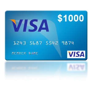 $1000 Visa Gift Card Giveaway on kevinandamanda.com