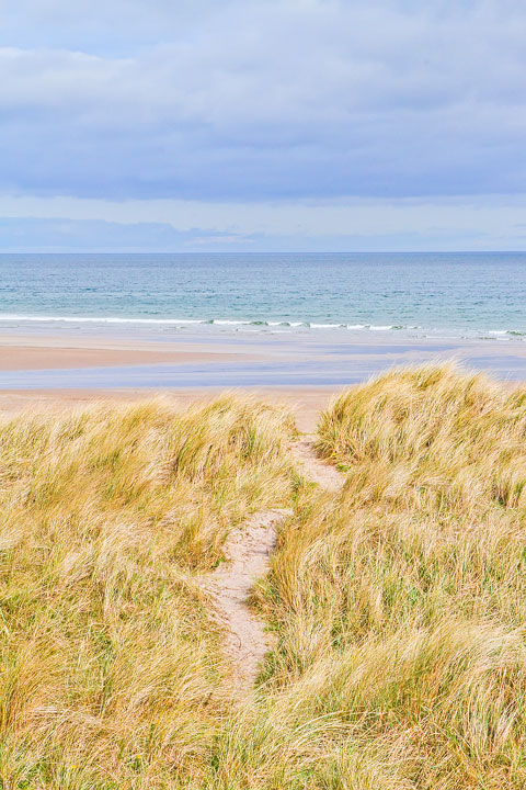 Visit Bamburgh Castle on a castle drive down the coast of Scotland + More Tips for Traveling to Scotland from www.kevinandamanda.com.