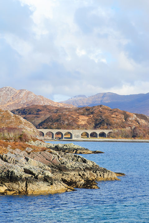 Glenfinnan Viaduct from Harry Potter + Tips for Traveling to Scotland. What to Do, See, & Eat. www.kevinandamanda.com