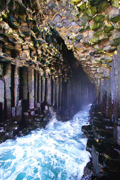 Fingal's Cave on the Isle of Staffa. Tips for Traveling to Scotland. What to Do, See, & Eat. www.kevinandamanda.com