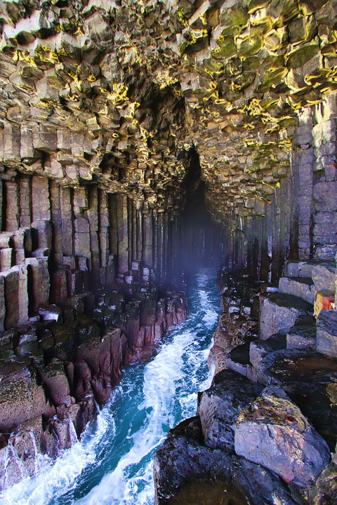Fingal's Cave on the Isle of Staffa. Tips for Traveling to Scotland. What to Do, See, & Eat. www.kevinandamanda.com