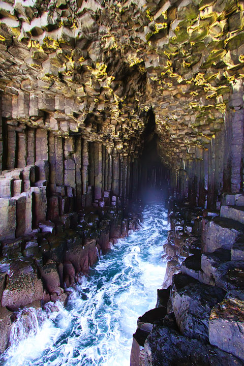 Fingal's Cave on the Isle of Staffa. Tips for Traveling to Scotland. What to Do, See, & Eat. www.kevinandamanda.com
