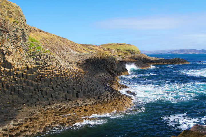 Fingal's Cave on the Isle of Staffa. Tips for Traveling to Scotland. What to Do, See, & Eat. www.kevinandamanda.com