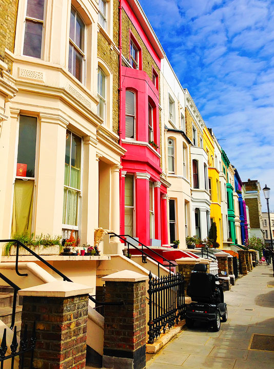 Notting Hill, London. Tips for planning the perfect day in London. www.kevinandamanda.com #travel #london #nottinghill