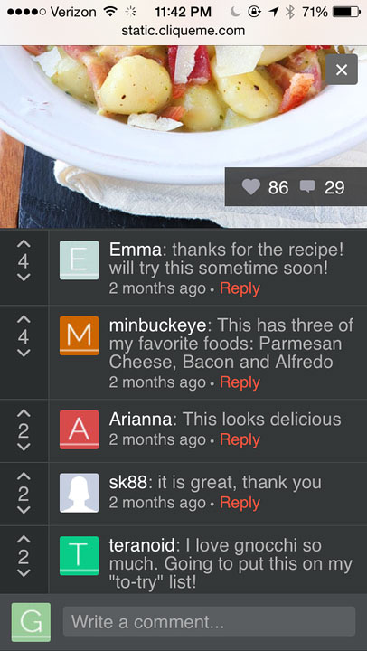 CliqueMe is an awesome new feature on blogs!! It's like Instagram for your blog!! You can even double-tap to like!!