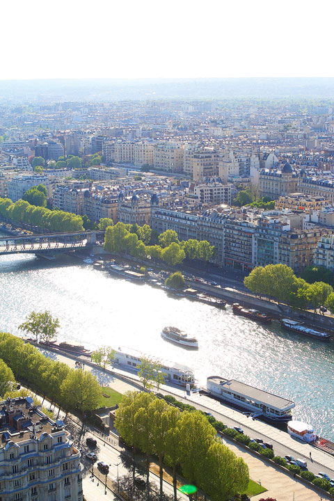 View from the Eiffel Tower, Paris, France. www.kevinandamanda.com #travel #paris #france #photography