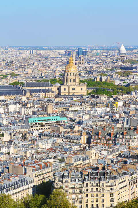 View from the Eiffel Tower, Paris, France. www.kevinandamanda.com #travel #paris #france #photography