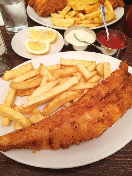 Fish and Chips - Best Restaurants in London - A list of the BEST London restaurants and the best pubs in London!
