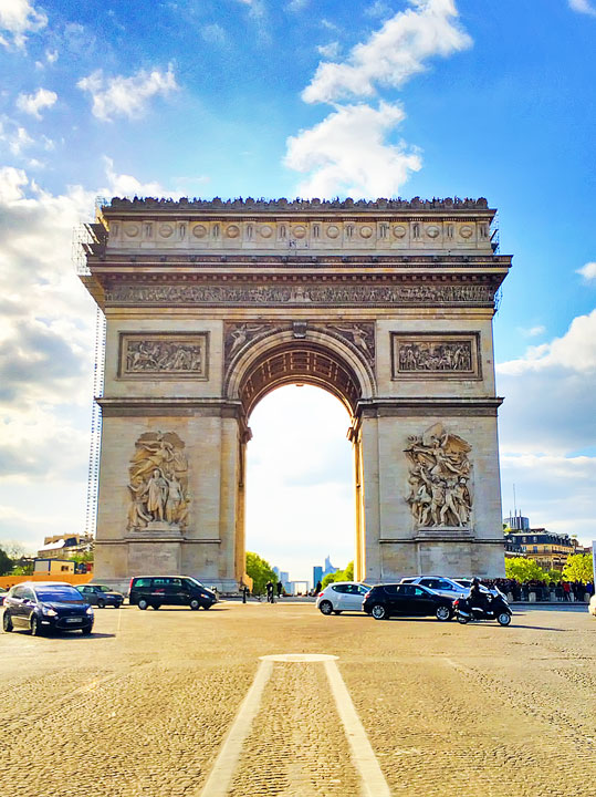 Arc de Triomphe, Paris, France