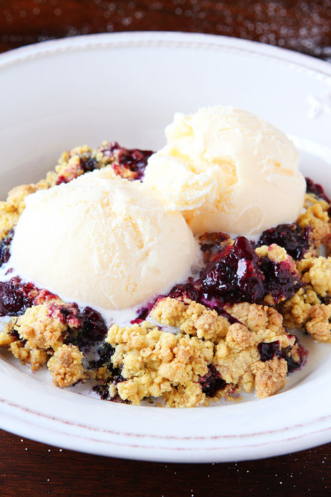 Image of Brown Butter Blueberry Cobbler