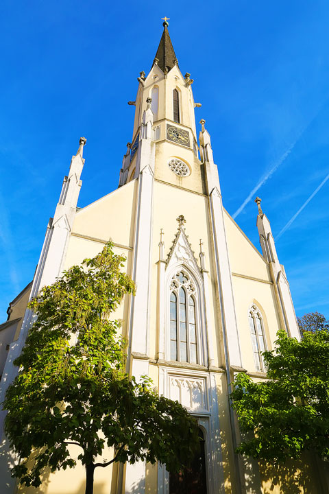 Catholic church in Melk Austria