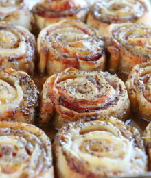 Image of Hot Ham and Cheese Pinwheels