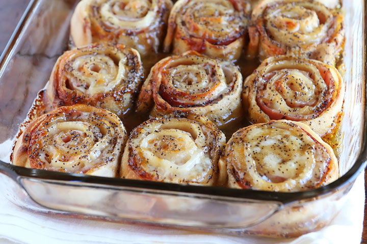 Hot Ham And Cheese Pinwheels — The Best Hot Ham Roll Ups Recipe!!