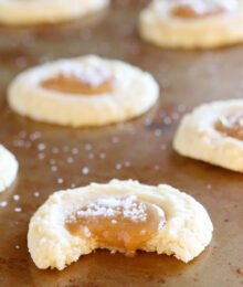 Image of Gooey Salted Caramel Vanilla Butter Cookies