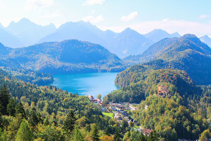 Take a day trip from Munich through the Bavarian countryside to Neuschwanstein Castle! This castle was the inspiration for Sleeping Beauty's Castle at Disneyland.