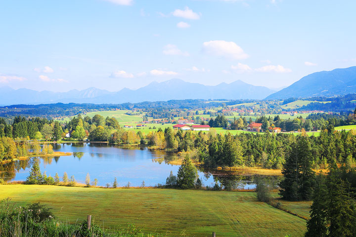 Take a day trip from Munich through the Bavarian countryside to Neuschwanstein Castle! This castle was the inspiration for Sleeping Beauty's Castle at Disneyland.