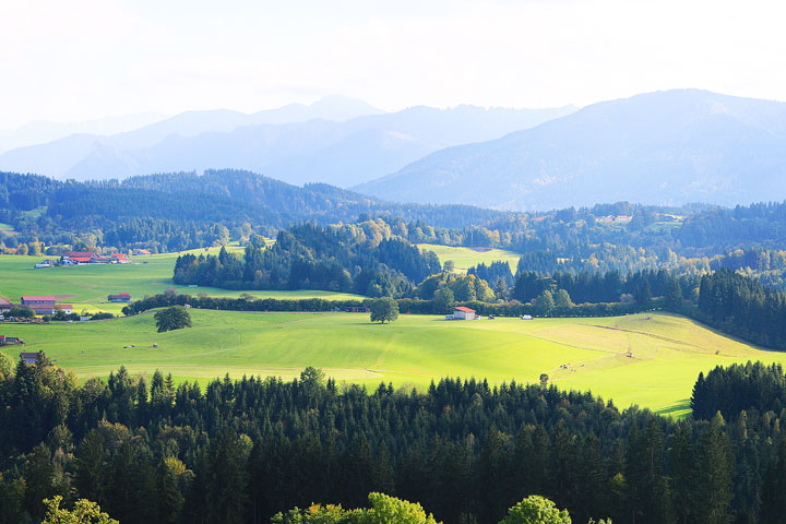 Take a day trip from Munich through the Bavarian countryside to Neuschwanstein Castle! This castle was the inspiration for Sleeping Beauty's Castle at Disneyland.