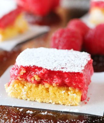 Raspberry Lemon Squares | The Best Lemon Bars Recipe
