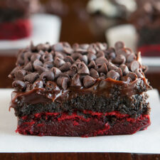 Red Velvet Oreo Truffle Brownies-image