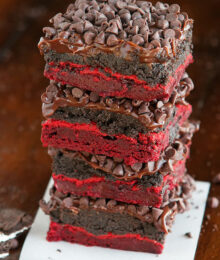 Red Velvet Brownies