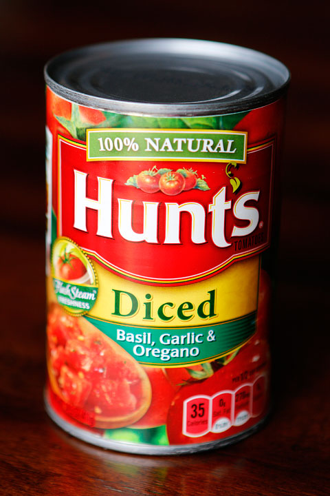Canned tomatoes for Pizza Pasta Bake Recipe