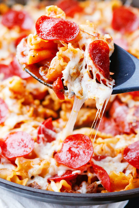 Pizza Pasta Bake Recipe